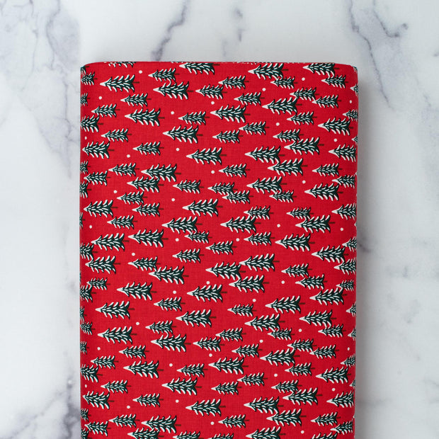 cotton-and-steel-holiday-classics-by-rifle-paper-co-fir-trees-red-rp604-re1