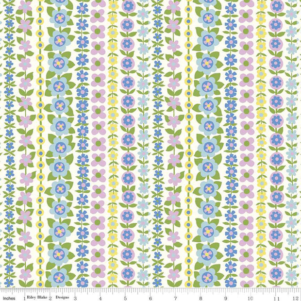 The Carnaby Collection by Liberty Fabrics - Daydream Soho Stripe B
