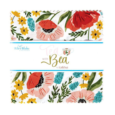 Tea with Bea collection by Katherine Lenius - 5" Stacker
