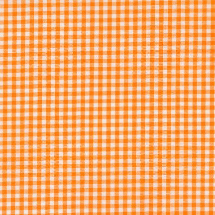 Carolina Gingham - Orange 1/8"