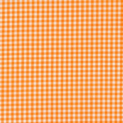 Carolina Gingham - Orange 1/8"