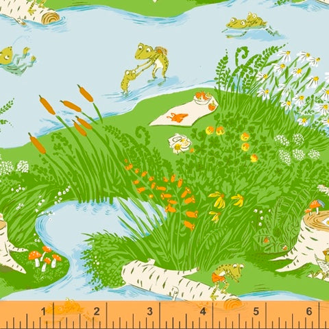 Windham-Fabrics-Heather-Ross-20th-Anniversary-Frog-Pond-37022A-1