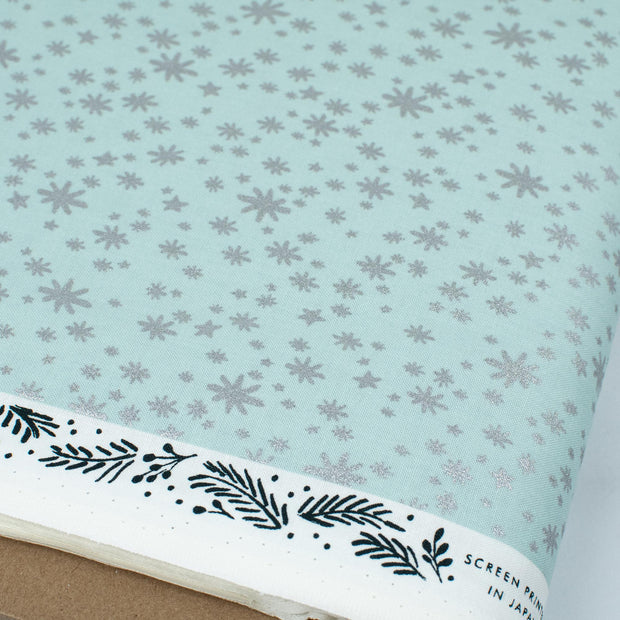 cotton-and-steel-holiday-classics-by-rifle-paper-co-starry-night-mint-metallic-rp607-mi4m