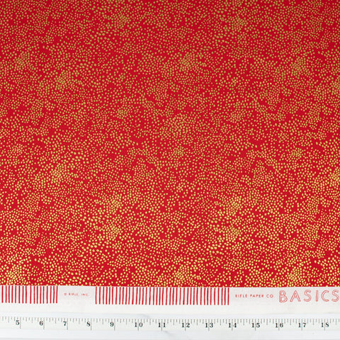 cotton-and-steel-rifle-paper-co-basics-menagerie-champagne-red-metallic-rp502-re6m