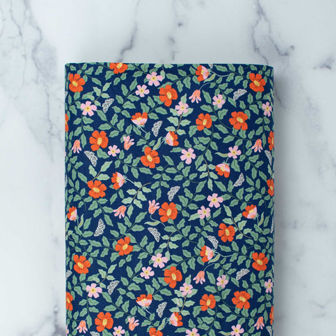 cotton-and-steel-rifle-paper-company-strawberry-fields-primrose-navy-fabric-rp402-na1