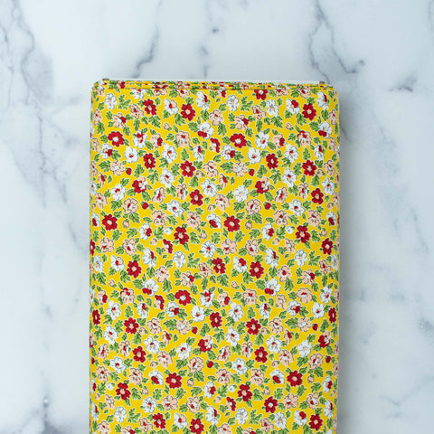 gentle-breeze-by-川水-chuanshui-for-kei-fabrics-yellow-GB007-D