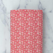 Dots and Posies - Dark Pink/Red Mini Fleurs