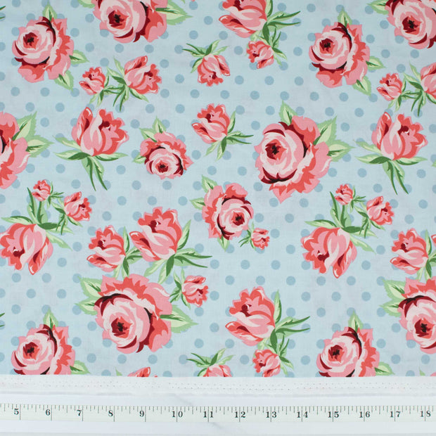 poppie-cotton-dots-and-posies-prize-roses-on-blue-dp20402