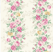 quilt-gate-Ruru-sweet-rose-bouquets-border-white-2330-12a-qugru2330-12a