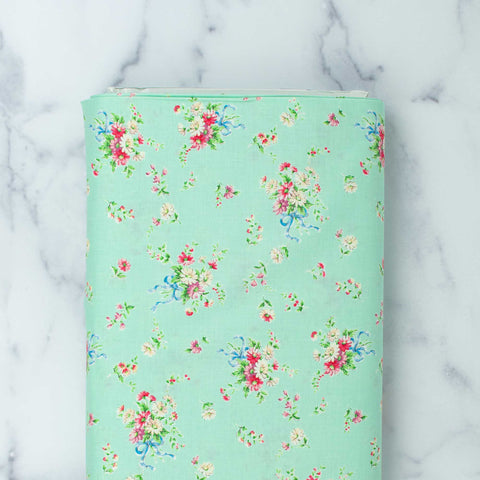 quilt-gate-little-bunny-by-dear-little-world-floral-spray-bouquet-mint-LW1970-D-LW1970D-1970