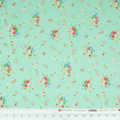 quilt-gate-little-bunny-by-dear-little-world-floral-spray-bouquet-mint-LW1970-D-LW1970D-1970