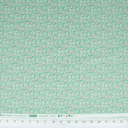 quilt-gate-ruru-bouquet-florette-Tiny-Green-Pink-Yellow-Flowers-Green-2340-11D