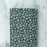 quilt-gate-ruru-bouquet-florette-small-floral-Blue-White-Yellow-Midnight-2340-15E
