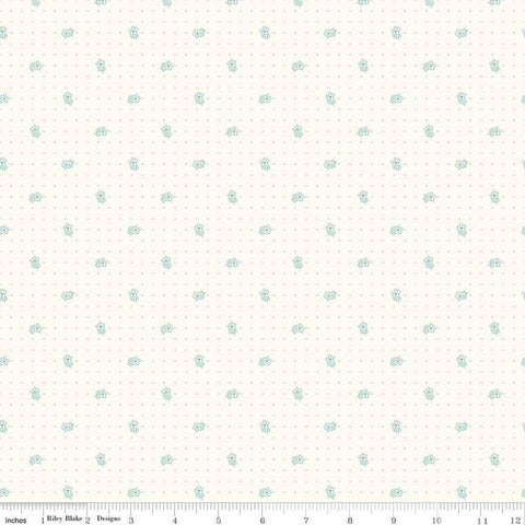 riley-blake-bee-backgrounds-daisy-C6380-TEAL