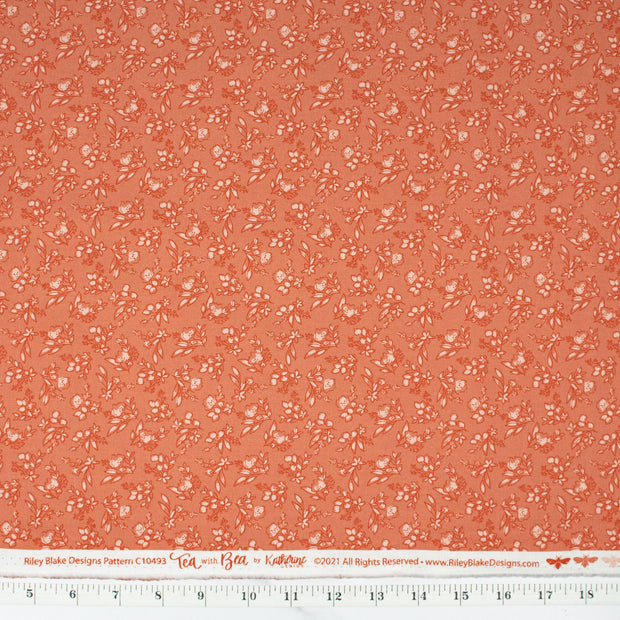 riley-blake-designs-tea-with-bea-by-katherine-lenius-posy-coral-c10493-coral