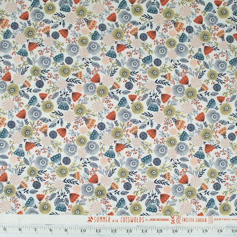 Summer in the Cotswolds by Jade Kosinski - English Garden - Summer Days Metallic