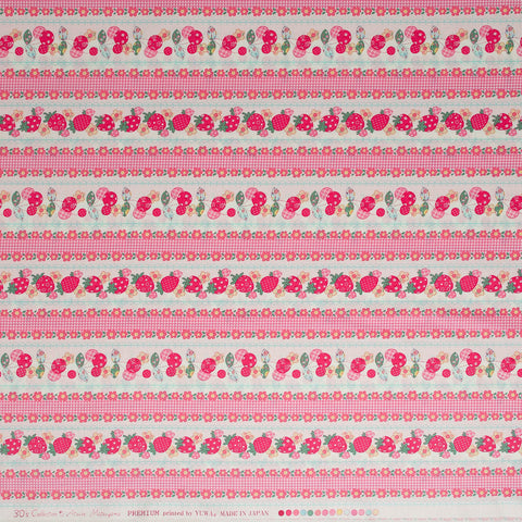 Yuwa: Strawberry Rows Pink