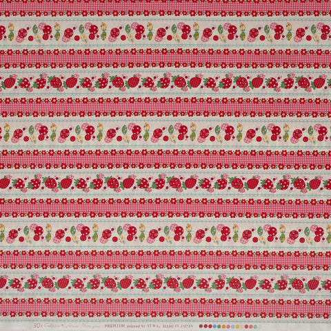 Yuwa: Strawberry Rows Red