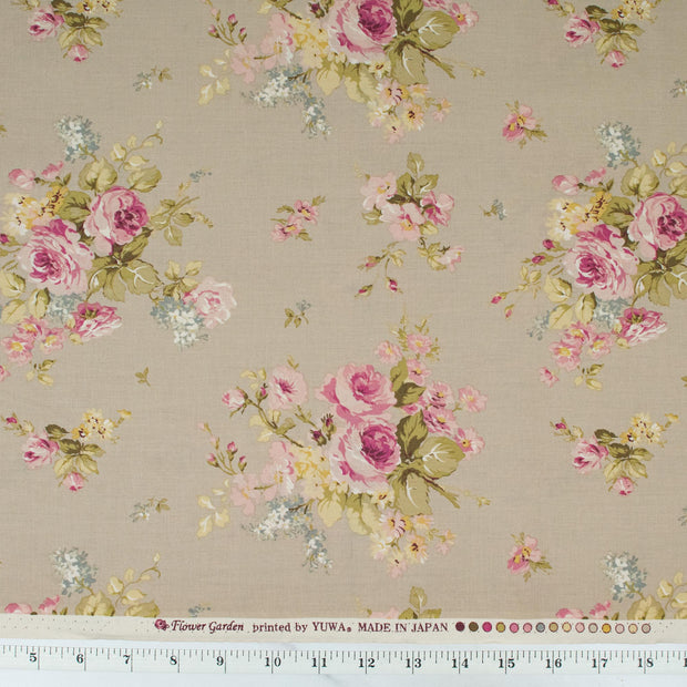yuwa-live-life-flower-garden-collection-flower-bouquets-pink-roses-on-tan-background-829623-C