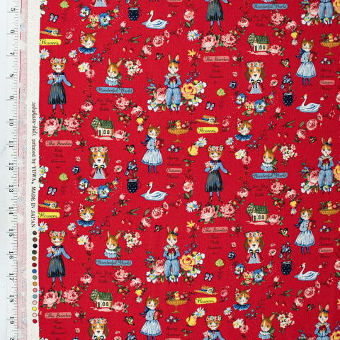 yuwa-printed-japan-japanese-sobakasu-kids-wonderful-world-fairytale-and-vintage-animals-print-color-e-red-sk159208-e